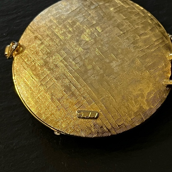 Vintage Rare JJ Jonette Jewelry Fairy Locket Necklace Signed - Picture 5 of 15